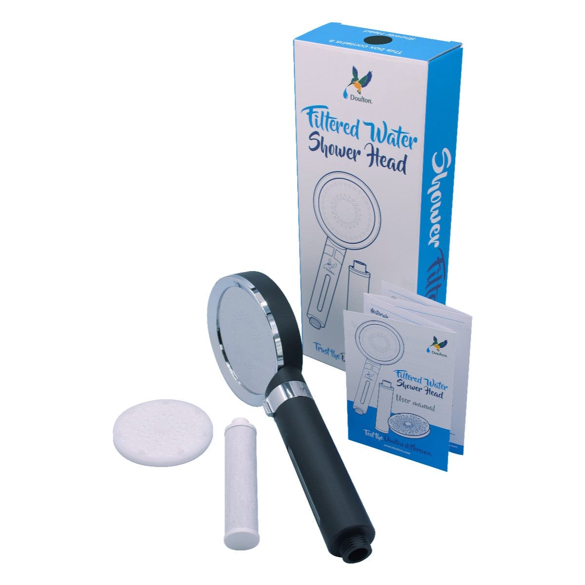 Doulton Shower Filter Head Dual-Action White Model, photo 3